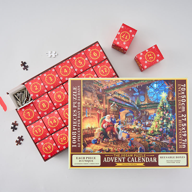 Advent Calendar 2023 Christmas Jigsaw Puzzles