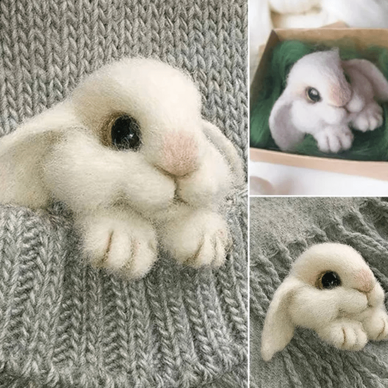 Felt Animal Brooch