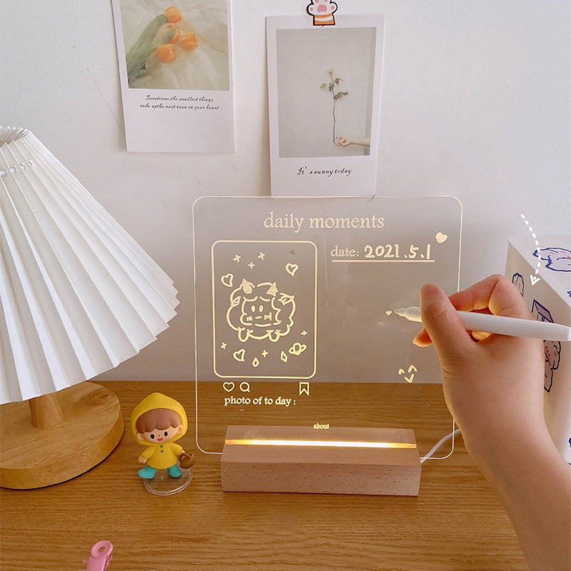 Acrylic Writing Board With Pen